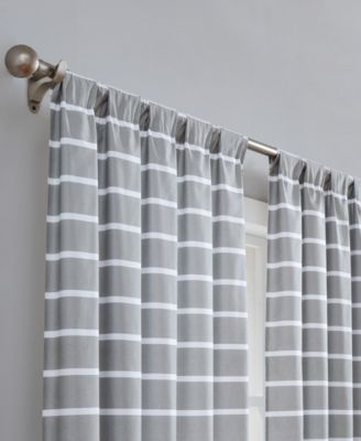 Maddow Stripe Drape Panel Pair 2 Piece Window Curtain