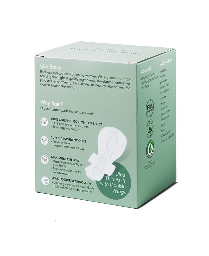 Rael Organic Cotton Overnight Pads Macy's