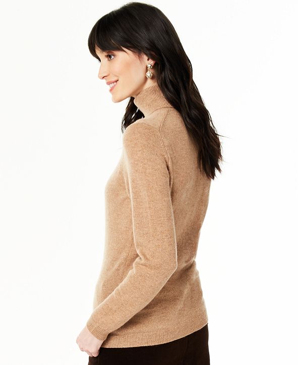 Charter Club Cashmere Turtleneck Sweater, Regular & Petite Sizes, Created for Macy's & Reviews