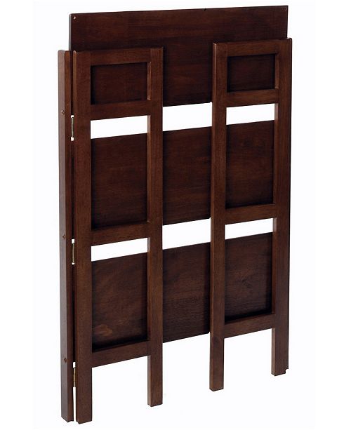 Winsome Wood Terry Folding Bookcase & Reviews Furniture Macy's