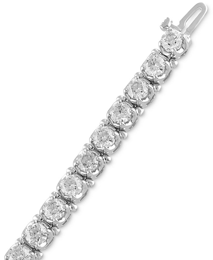 Macy's Diamond Tennis Bracelet (10 ct. t.w.) in 14k White Gold Macy's