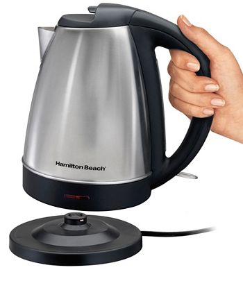 Hamilton Beach 1.7-L Stainless Steel Electric Kettle - Macy's