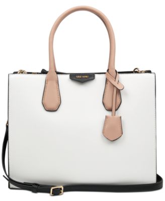 charlotte large leather satchel michael kors