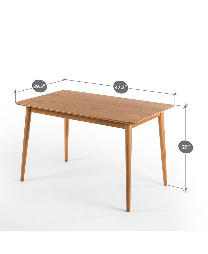 Zinus Jen MidCentury Modern Wood Dining Table & Reviews Furniture