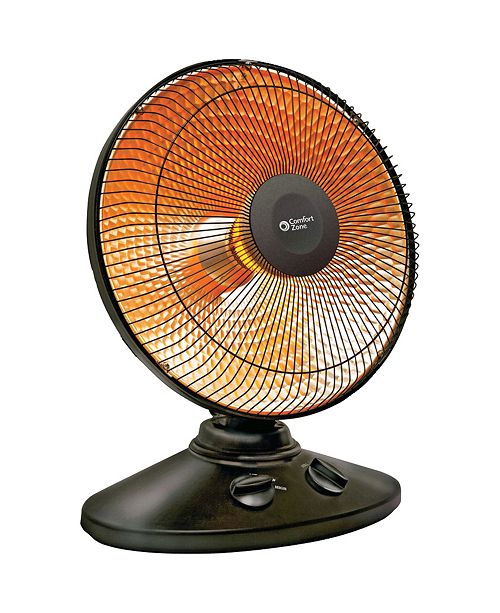 Comfort Zone Cz998 Oscillating Parabolic Dish Radiant Heater