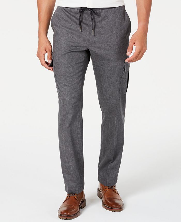 Tasso Elba Men's Stretch Drawstring Cargo Pants, Created for Macy's Macy's