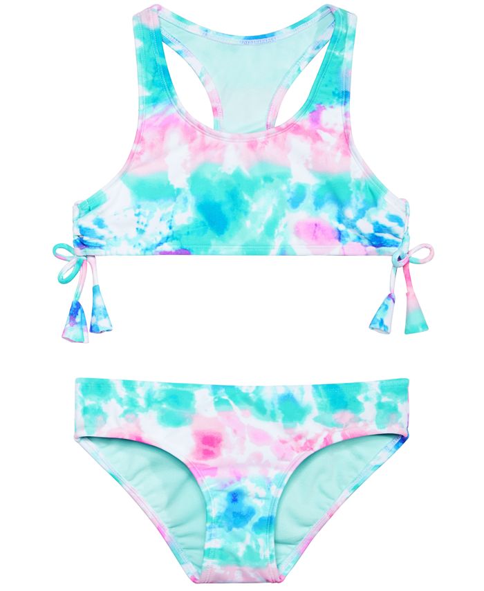 Summer Crush Big Girls 2-Pc. Tie-Dyed Bikini & Reviews - Swimwear ...
