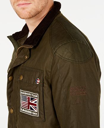 Barbour International Steve McQueen Men's Ashbury Wax Jacket, Created ...