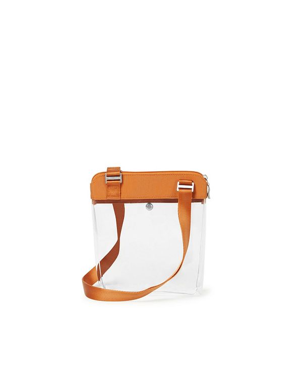 Baggallini Clear Stadium Crossbody – Borsa A Tracolla Trasparente Per Donna, Leggera E Resistente All’Acqua, Con Tasca Per Telefono