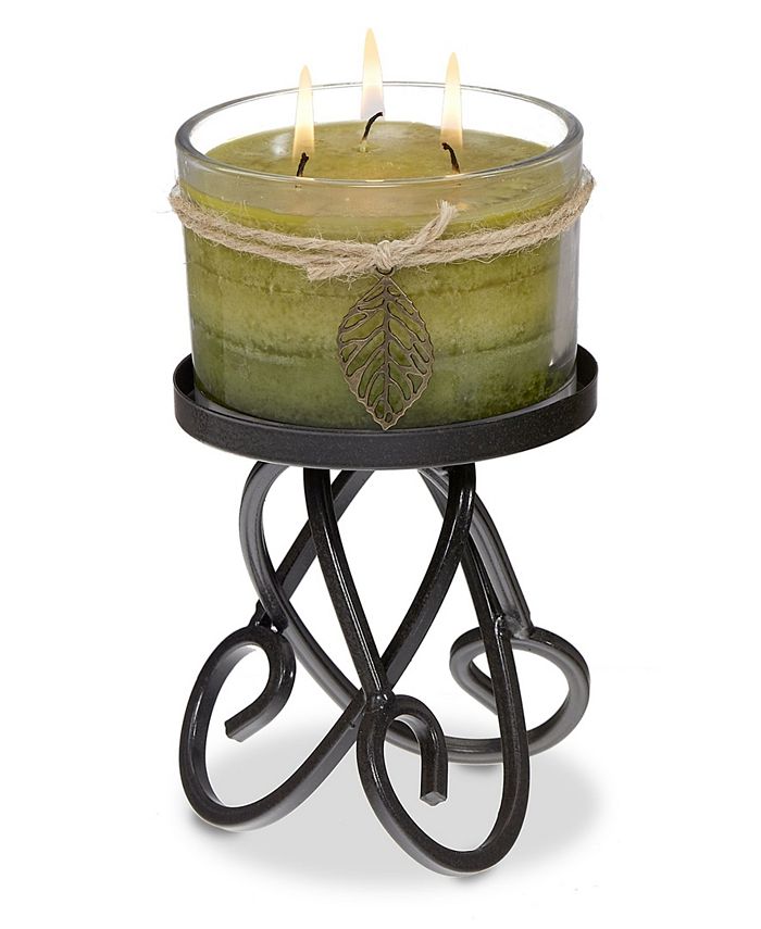 DecoBreeze DecoFlair Scroll Small Candle Holder Macy's