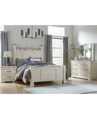 Trisha Yearwood Home - Homecoming Post Bedroom Collection 3-Pc. Set (Queen Bed, Nightstand & Dresser)