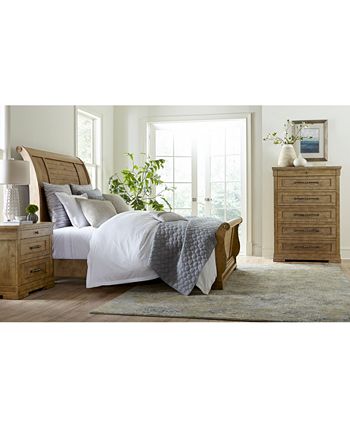 Trisha Yearwood Home - Homecoming Sleigh Bedroom Collection 3-Pc. Set (King Bed, Nightstand & Chest)