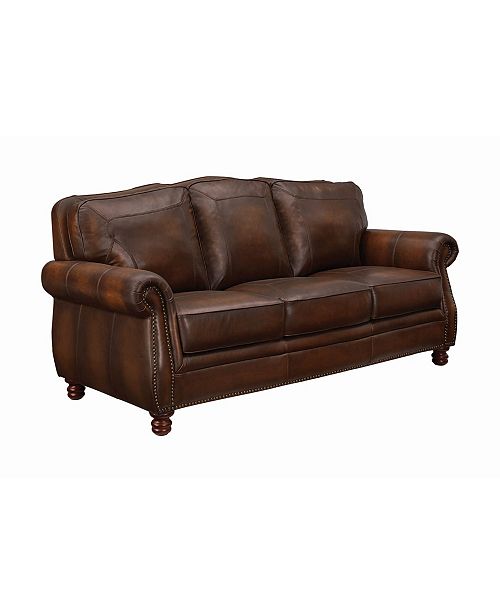 Coaster Home Furnishings Montbrook Sofa With Rolled Arms