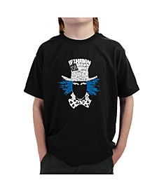 Big Boy's Word Art T-Shirt - The Mad Hatter