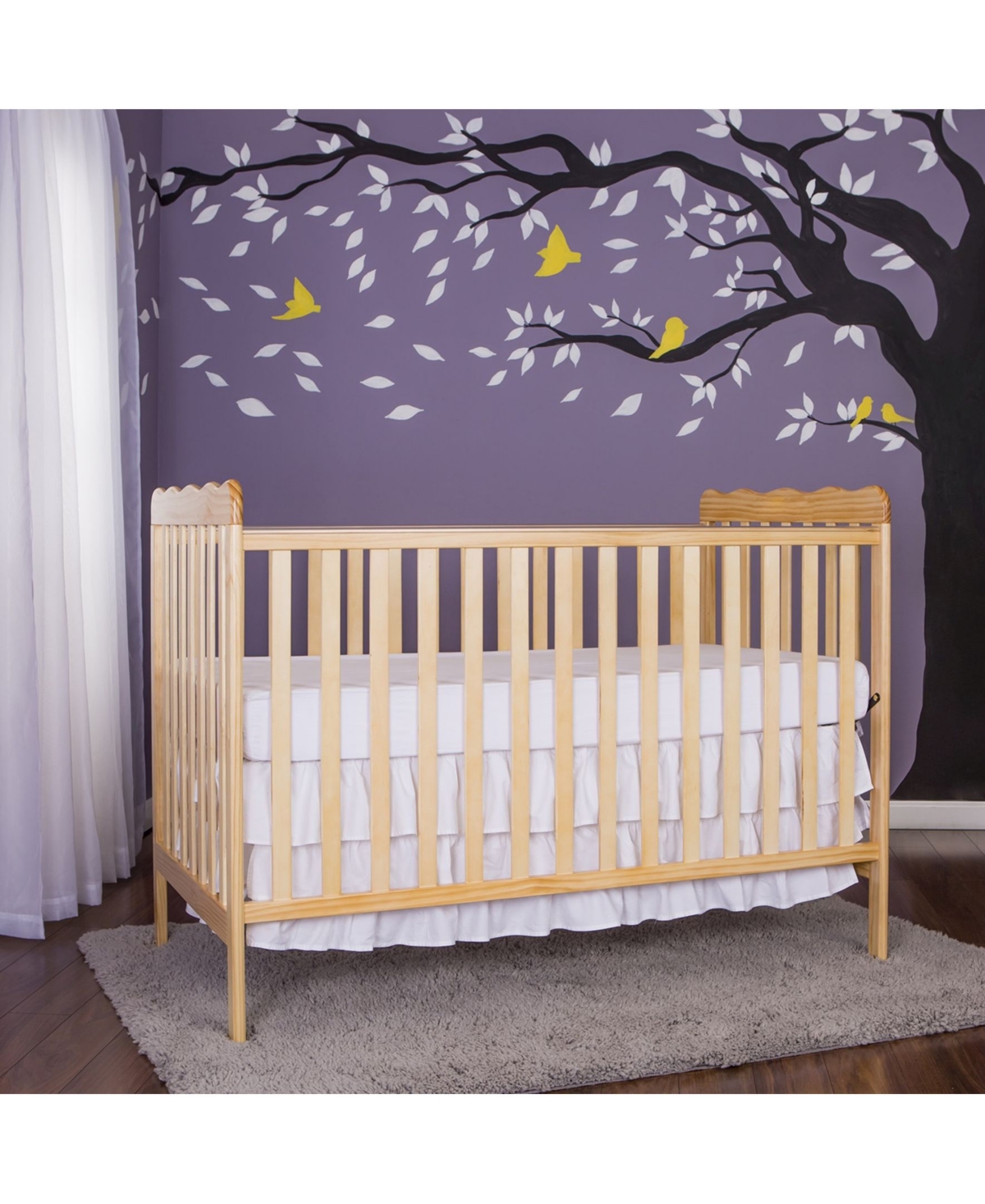 Dream On Me Baby Carson Classic 3 in 1 Convertible Crib, Black