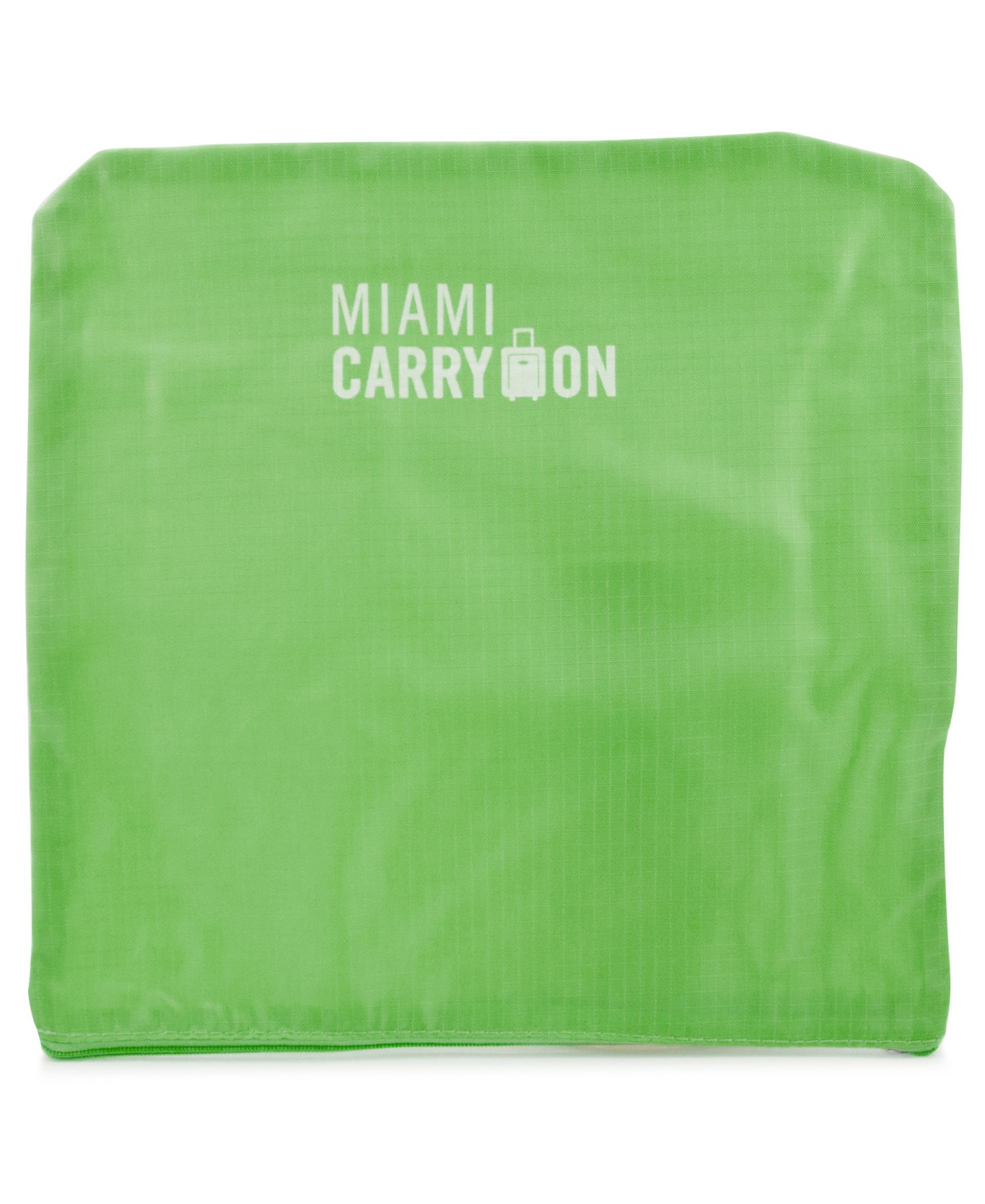 Miami CarryOn Set of 6 Neon Packing Cubes and Laundry Pouches, Traveler's Luggage Organizer, цвет: Зелёный — фото 4
