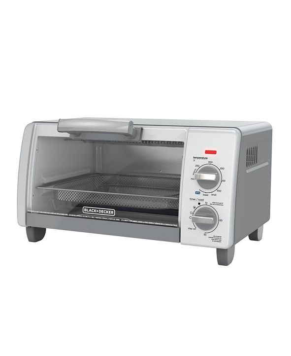 Black & Decker TO1785SG Crisp N' Bake Air Fry 4 Slice Toaster Oven