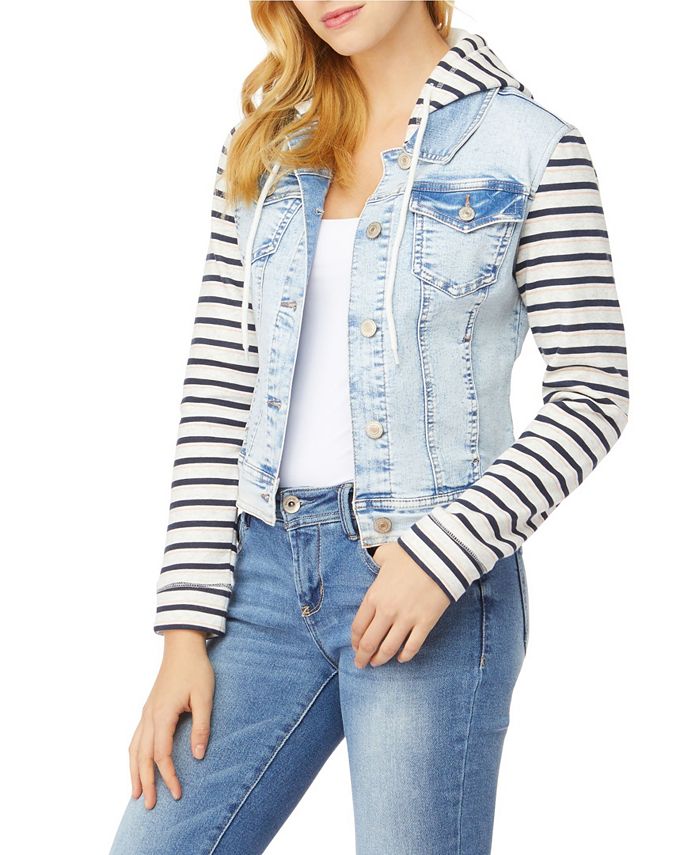 Wallflower denim jacket top