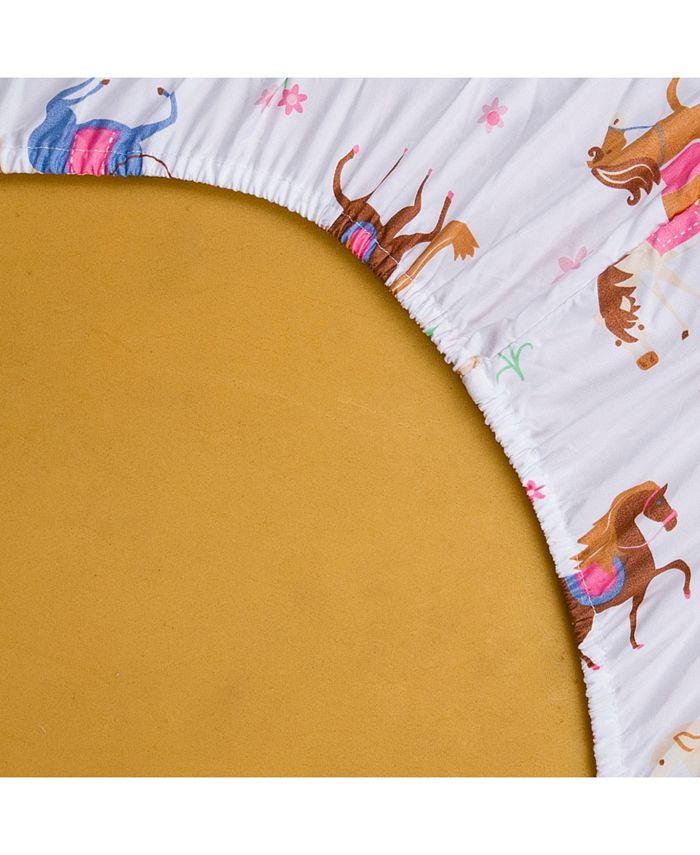 Wildkin Horses Fitted Crib Sheet Macy's