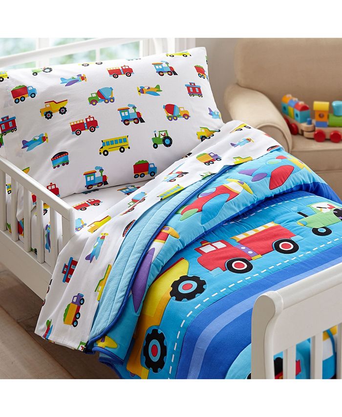 Wildkin - Trains, Planes, Trucks Toddler Lightweight Comforter