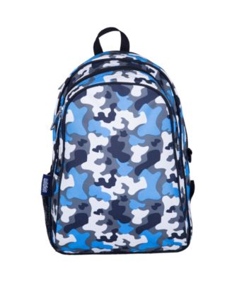 blue camo backpack