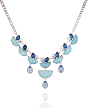 image of T Tahari Stones And Shells Statement Necklace
