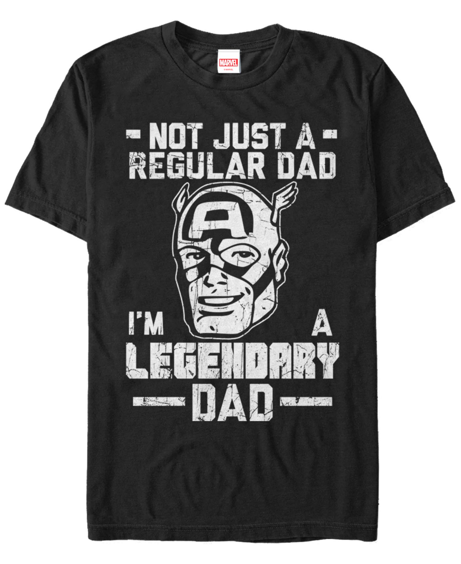 Men's Legendary Dad Man Short Sleeve Crew T-shirt