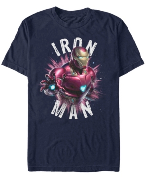 Marvel Men's Avengers Iron-Man Star Burst Short Sleeve T-Shirt