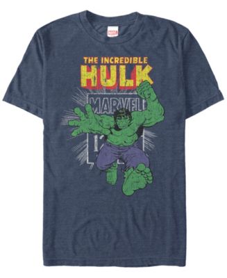 Marvel Men's Comic Collection Vintage The Hulk Stamp Short Sleeve T ...