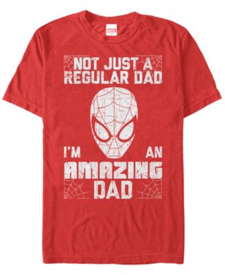 Marvel Men's Comic Collection Spider-Man I'm An Amazing Dad Short Sleeve T-Shirt