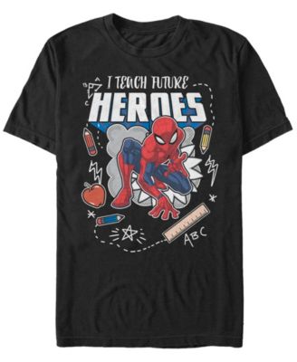 Marvel Men's Spider-Man I Teach Future Heroes Short Sleeve T-Shirt