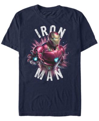 Marvel Men's Avengers Iron-Man Star Burst Short Sleeve T-Shirt