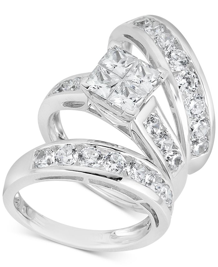 Macy's trio wedding sales rings