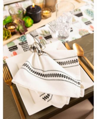 Zig Dobby Stripe Napkin Set of 6
