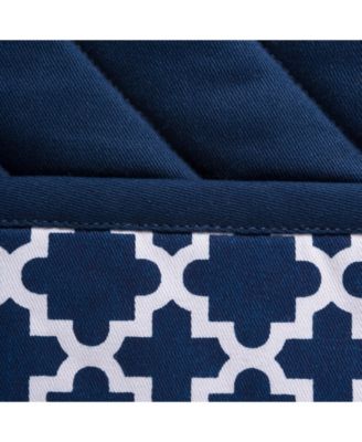 Lattice Oven Mitt Potholder Set