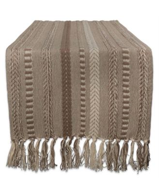 Braided Stripe Table Runner 15" x 72"