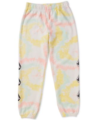 Volcom - Big Girls Tie-Dyed Fleece Jogger Pants
