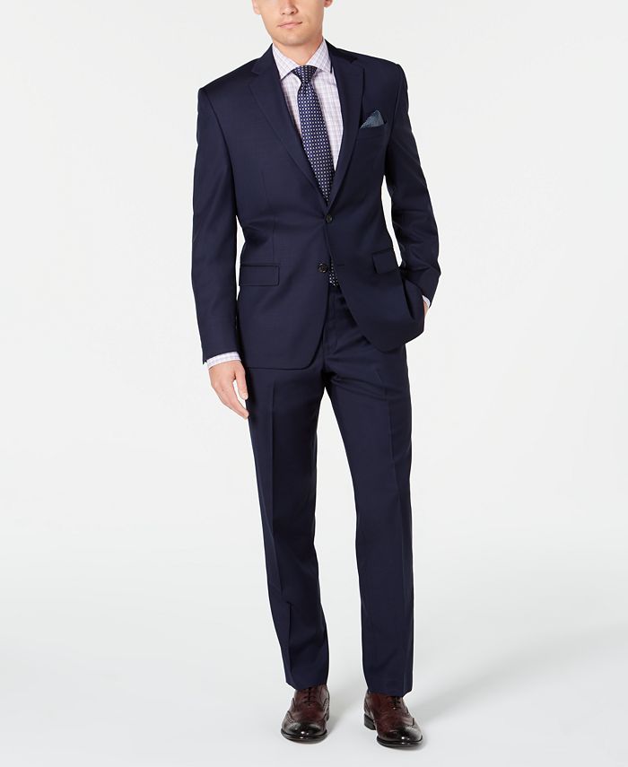 Men's Slim-Fit UltraFlex Stretch Solid Suit Separates