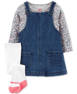 girls denim jumper