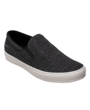 Adtec Women's Real Wool Casual Slip On Women's Shoes In Charcoal