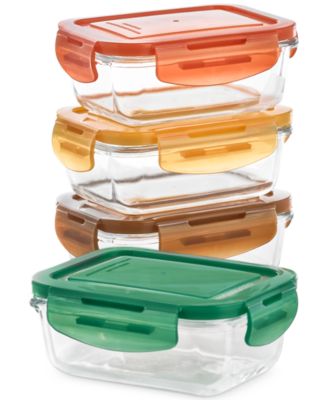 Martha Stewart Collection - Glass Food Containers, Set of 4