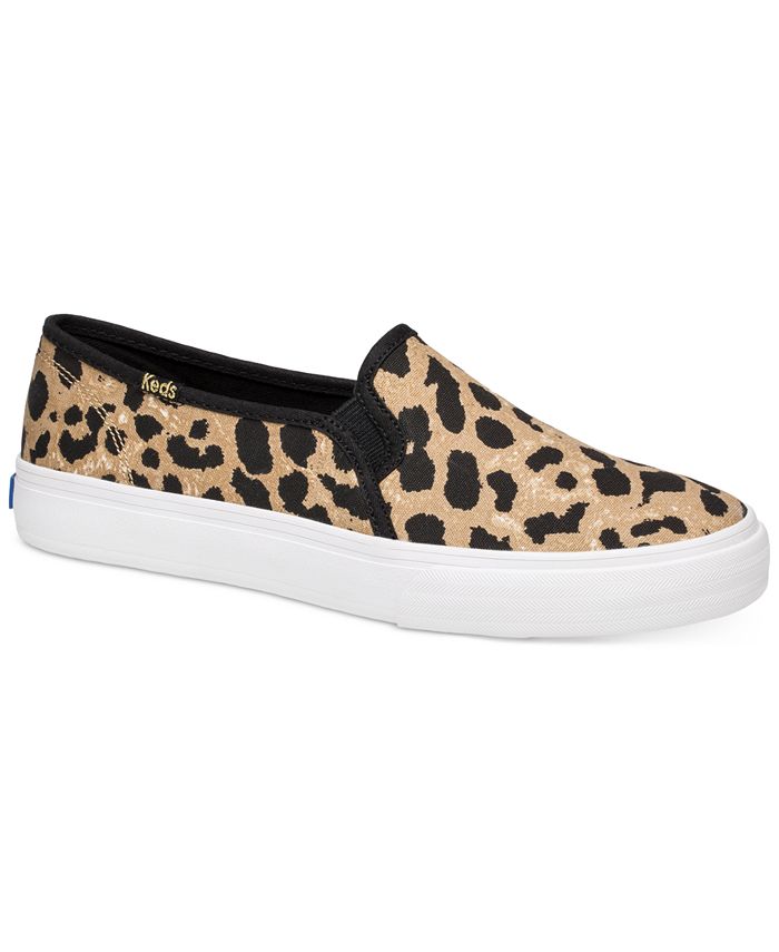 Keds Double Decker Leopard Sneakers - Macy's