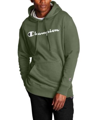Champion - Men's Powerblend Fleece Logo Hoodie