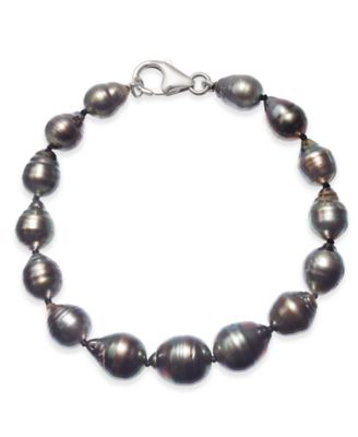 Macy's black pearls discount
