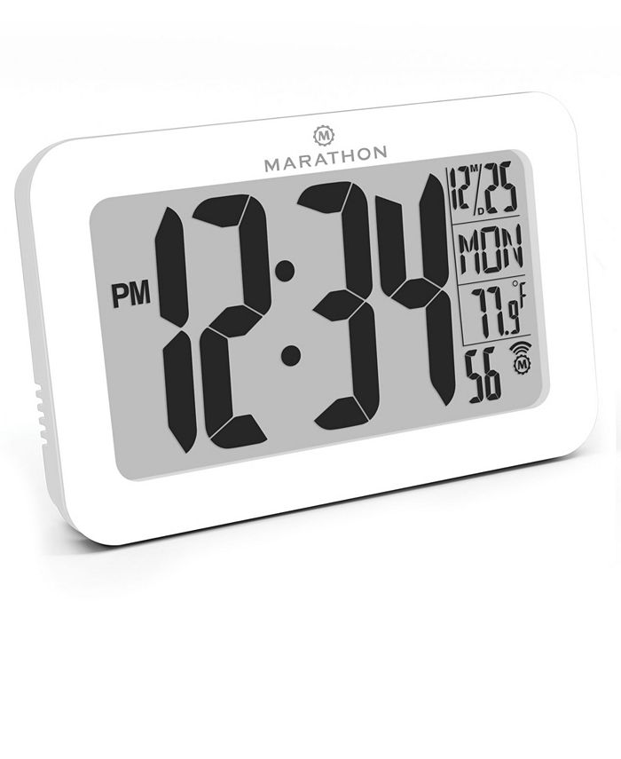 Marathon Panoramic Atomic Wall Clock Macy