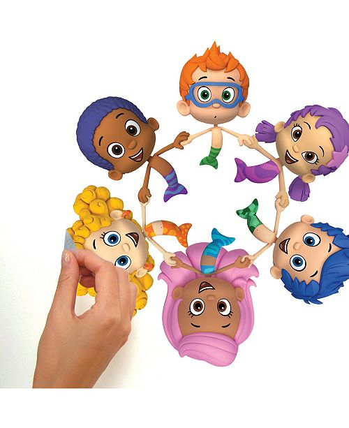 York Wallcoverings Bubble Guppies Peel And Stick Wall Decals