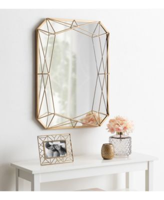 CLOSEOUT! Keyleigh Rectangle Metal Accent Wall Mirror - 22" x 28"
