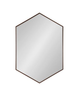 Rhodes Framed Hexagon Wall Mirror - 24.75" x 36.75"