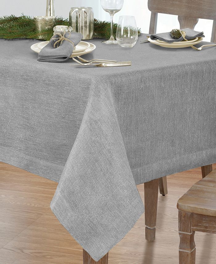 Villeroy & Boch La Classica Luxury Metallic Linen Fabric Tablecloth, 70
