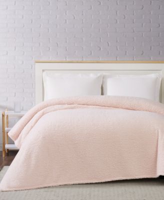 Brooklyn Loom Marshmallow Sherpa Blanket, Twin/Twin XL